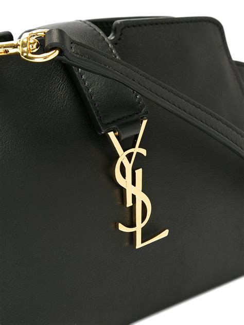 toy ysl cabas bag in black leather|Saint Laurent Black Leather Toy Cabas Bag – Mine & Yours.